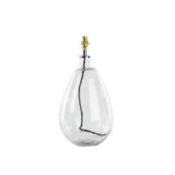 Nkuku Tall Hand Blown Baba Glass Lamp Base