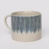 Nkuku Navy & White Striped Mug