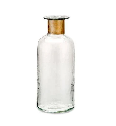 Nkuku Large Chara Hammered Bottle - Handcrafted Room Decor Vase 1 Nkuku Large Chara Hammered Bottle