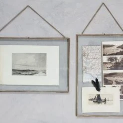 Nkuku Brass Glass Kiko Frame