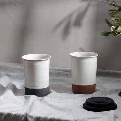 Nkuku Edo Travel Mug Terracotta