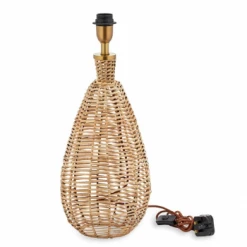 Nkuku Darma Wicker Lamp - Large Tall