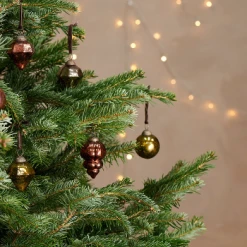 Nkuku Set of 3 Antique Rust Ura Baubles