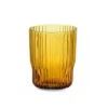 Nkuku Fali Amber Glass Tumbler
