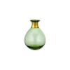 Nkuku Medium Green Miza Glass Vase