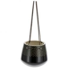Nkuku Small Kavari Ceramic Hanging Planter