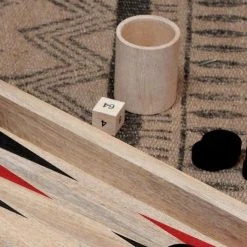 Nkuku Mango Wood Backgammon
