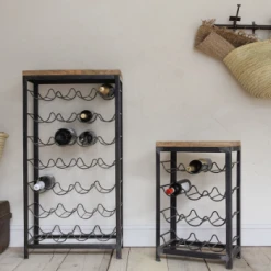 Nkuku Obra Industrial Style Wine Rack