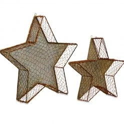 Nkuku Large Metal and Wire Chatari Star