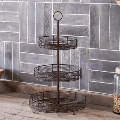 Nkuku Wire Tiered Kitchen Stand - Stylish & Functional Storage Solution 5 Nkuku Wire Tiered Kitchen Stand