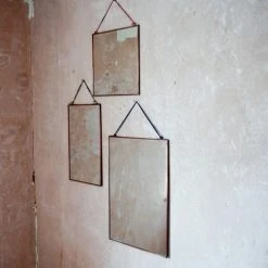 Nkuku Kiko Copper Frame Mirror