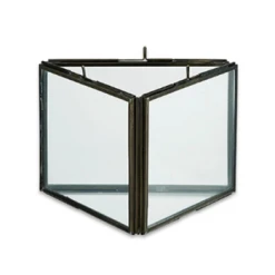 Nkuku Danta Triple Frame Planter Antique Black