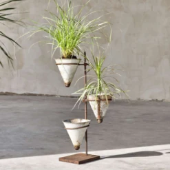 Nkuku Abari Tapered Planter Stand