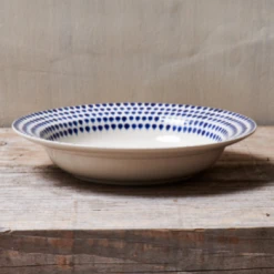 Nkuku Indigo Drop Pasta Bowl