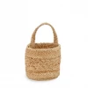 Nkuku Chapad Hemp Wide Wall Hung Basket - Small