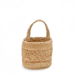 Nkuku Chapad Hemp Wide Wall Hung Basket - Small