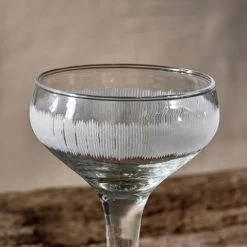 Nkuku Anara Etched Cocktail Glass