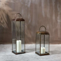 Nkuku Kaso Lantern - Small | Handcrafted Room Decor | Elegant Candle Holder 3 Nkuku Kaso Lantern - Small