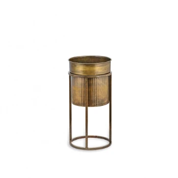 Nkuku Kadassa Standing Planter Small - Handcrafted Ceramic Plant Pot for Indoor Plants 1 Nkuku Kadassa Standing Planter Small