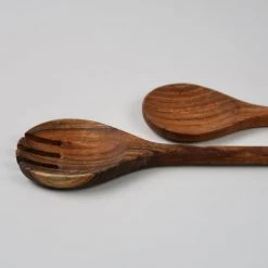 Nkuku Pair of Acacia Wood Salad Servers