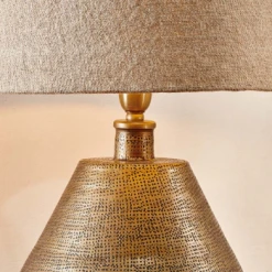 Nkuku Nalgonda Lamp - Antique Brass - Large