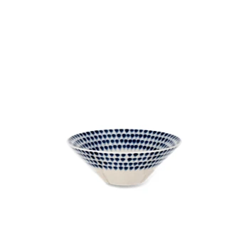 Nkuku Indigo Drop Dipping Bowl - Handcrafted Ceramic Tableware for Modern Kitchens 1 Nkuku Indigo Drop Dipping Bowl