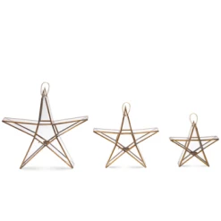 Nkuku Sanwi Standing Star Brass - Small