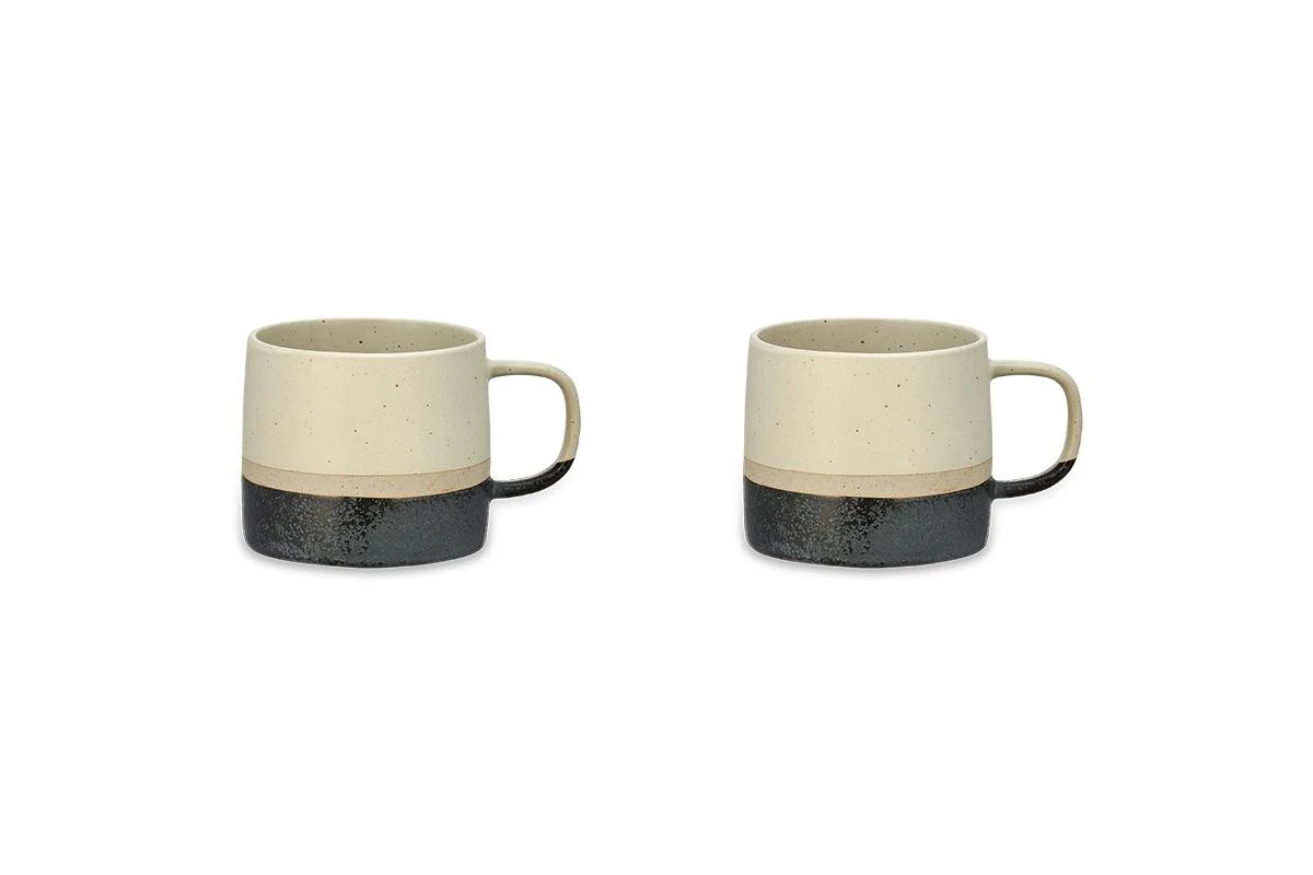 Nkuku Cream Enesta Dipped Mug - Elegant Ceramic Coffee Cup for Home, Kitchen & Dining 2 Nkuku Cream Enesta Dipped Mug