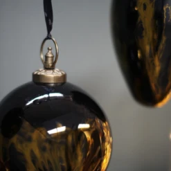 Nkuku Large Aged and Amber Danoa Giant Bauble Drop