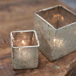 Nkuku Large Subira Etched Tea Light