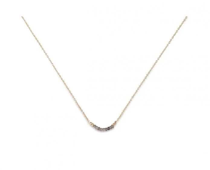 Nkuku Bego Labradorite Necklace - Handcrafted Women's Jewelry 3 Nkuku Bego Labradorite Necklace