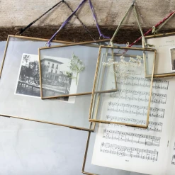 Nkuku Brass Kiko Photo Frame