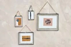 Nkuku Medium Kiko Zinc Hanging Frame 5 x 7 inch Landscape