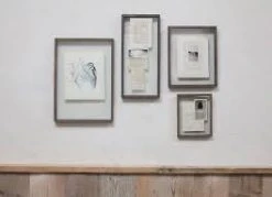 Nkuku 50x35 cm Dark Mango Wood and Glass Indu Frame