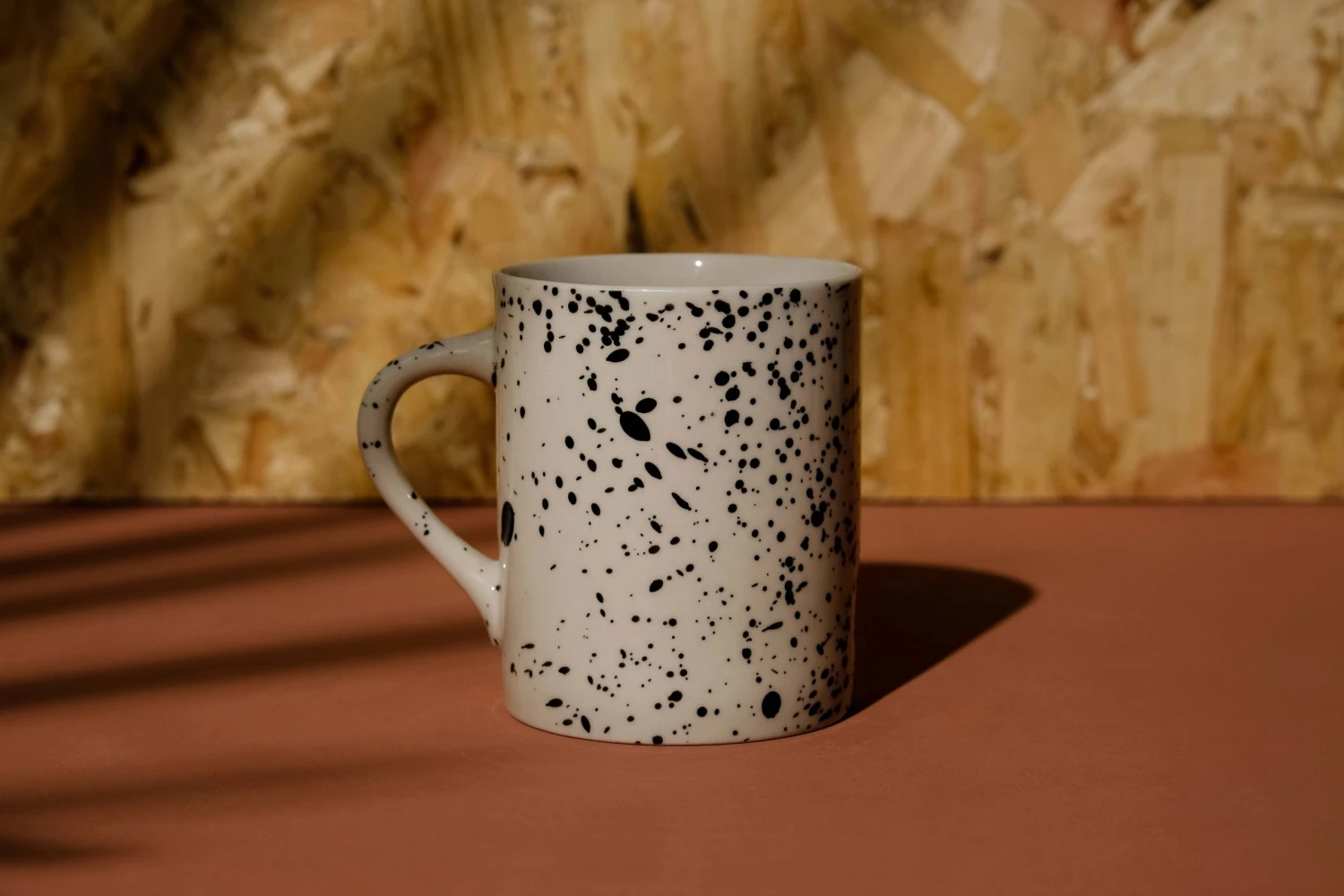 Nkuku Tall Black and White Splatter Mug - Stylish Ceramic Coffee Mug for Home, Office, or Gifts 2 Nkuku Tall Black and White Splatter Mug