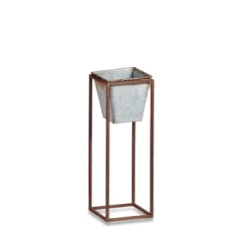 Nkuku Narlu Zinc Planter Stand Medium