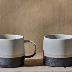 Nkuku Cream Enesta Dipped Mug - Elegant Ceramic Coffee Cup for Home, Kitchen & Dining 7 Nkuku Cream Enesta Dipped Mug