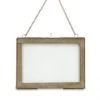 Nkuku Horizontal Photo Frame Brass & Glass