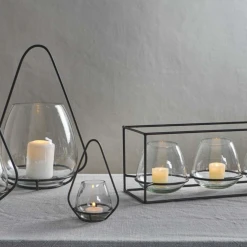Nkuku Keeto Glass Tealight Holder