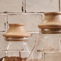 Nkuku Small Clear Deeka Storage Jar