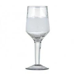 Nkuku Small Clear Anara Etched Wine Glass